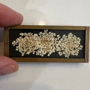 handmade Floral Brooch with Cream Flowers